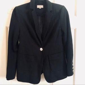 Ann Taylor LOFT Blazer - Black w/Gold Buttons - 0P